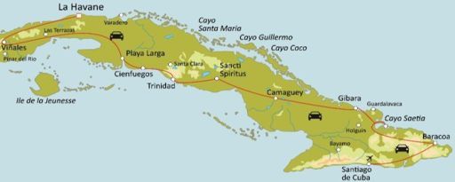 Cuba d'Est en Ouest