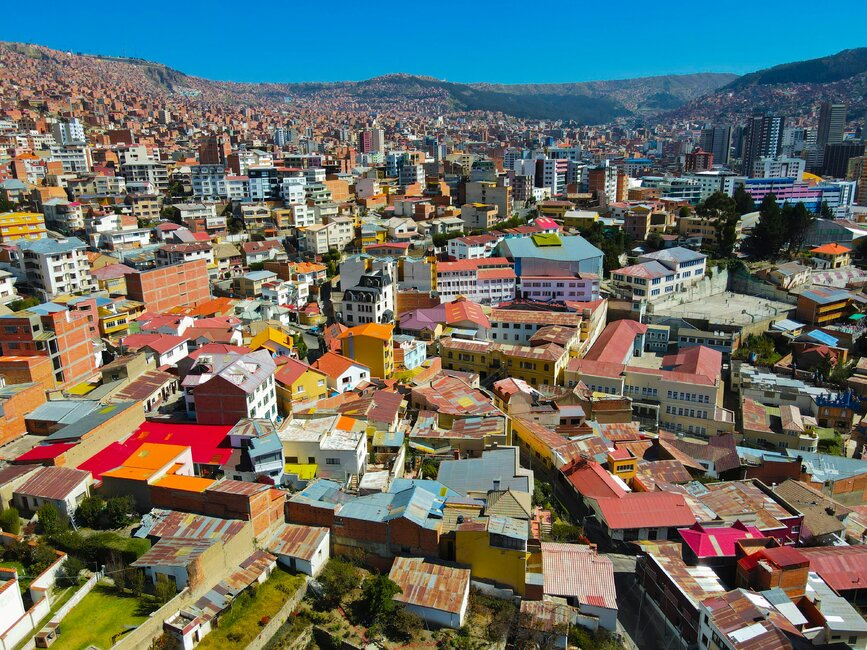 © Unsplash - Florian Delée Centre ville de La Paz