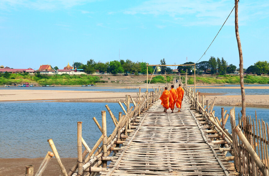 © Shutterstock - FrentaN Pont bambou
