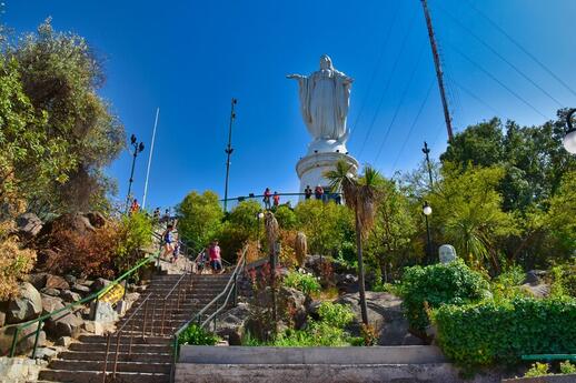 Visite de Santiago à pied