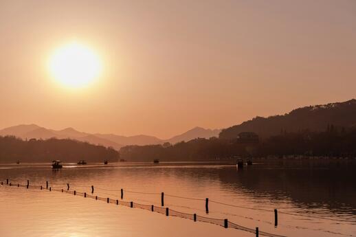Lac de l'ouest à Hangzhou