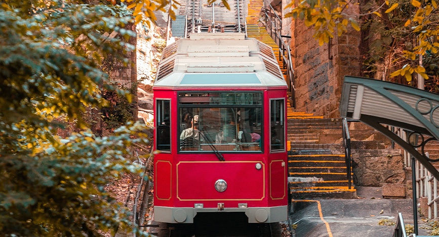 Le funiculaire du Victoria Peak