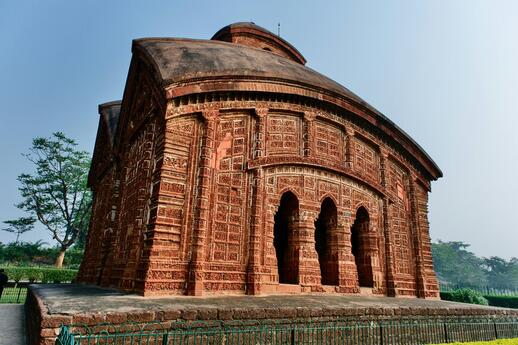 Le temple en terracota de Bishnupur