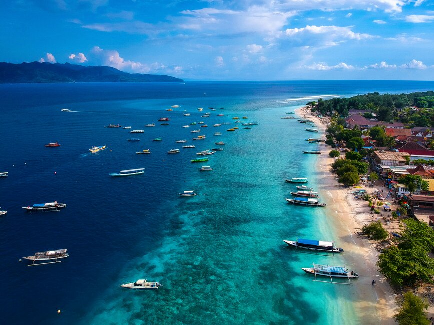 © Unsplash - Tom Bixler plage des gili à Lombok