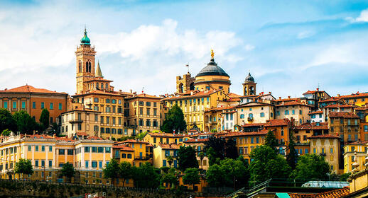 Ville de Bergame en Italie