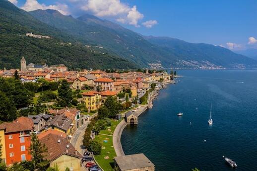 Villages du Lac Majeur en Italie