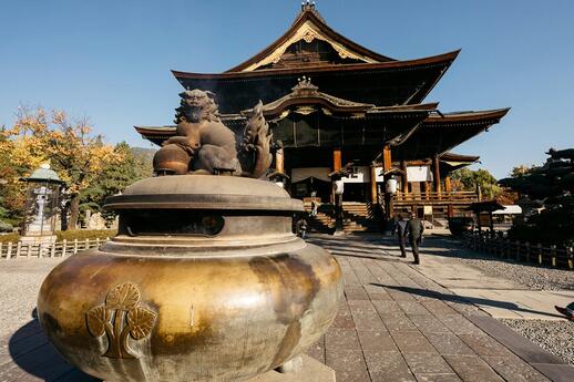 Le temple à Nagano
