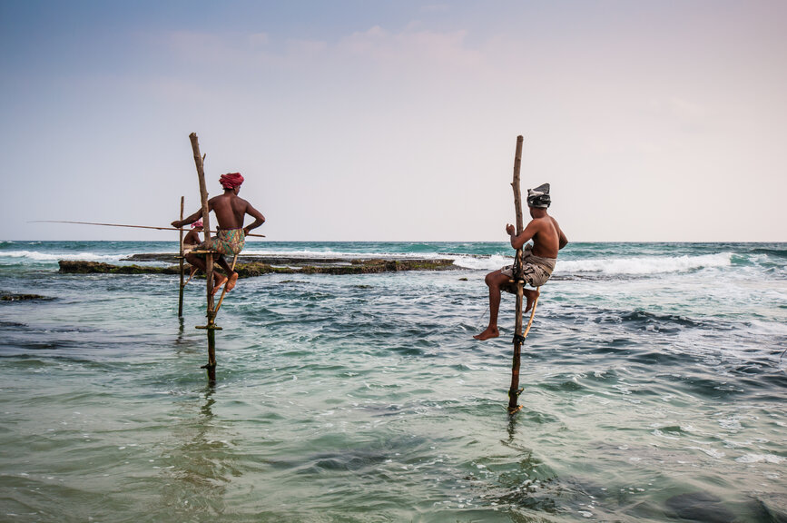 © Shutterstock - filmlandscape Pêcheurs srilankais de Ahangama