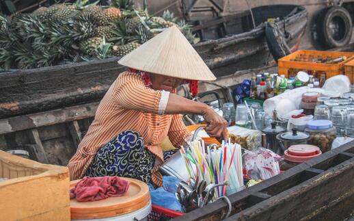 Marchés flottants Delta du Mekong