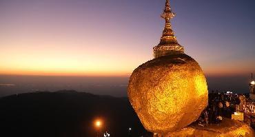 Voyage Birmanie : Visiter le Rocher d´Or (Kyaik Hti Yo)