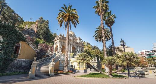 Visiter Visite de Santiago : Collines Santa Lucia