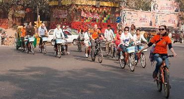 Visiter Delhi à vélo