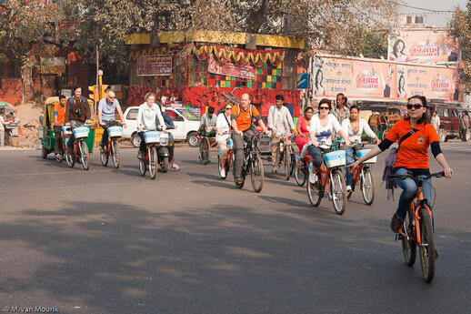 Visiter Delhi à vélo