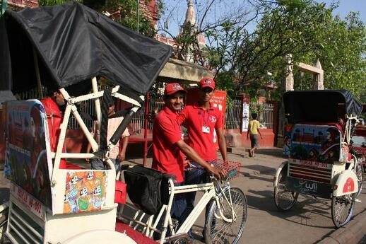 Visiter Delhi en rickshaw